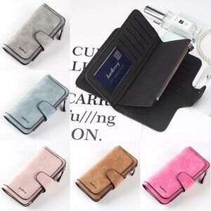 Women Bifold Wallet Long Clutch Pocket Credit Card Holder Purse Handbag Wallet